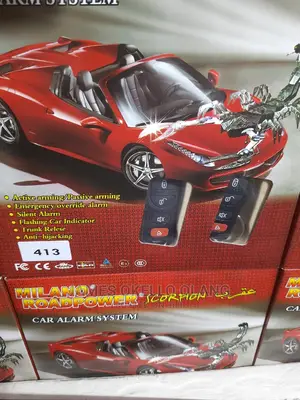 Rubber Buttons Car Alarm
