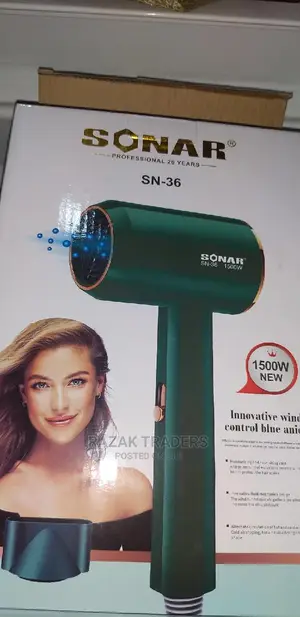 Ionic Hair Dryer, 1500W Blow Dryer With 1 Concentrator