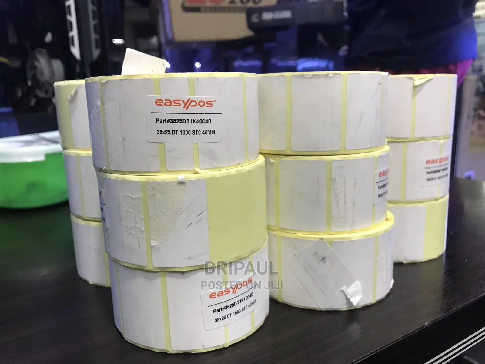 Barcode Paper Roll Stickers