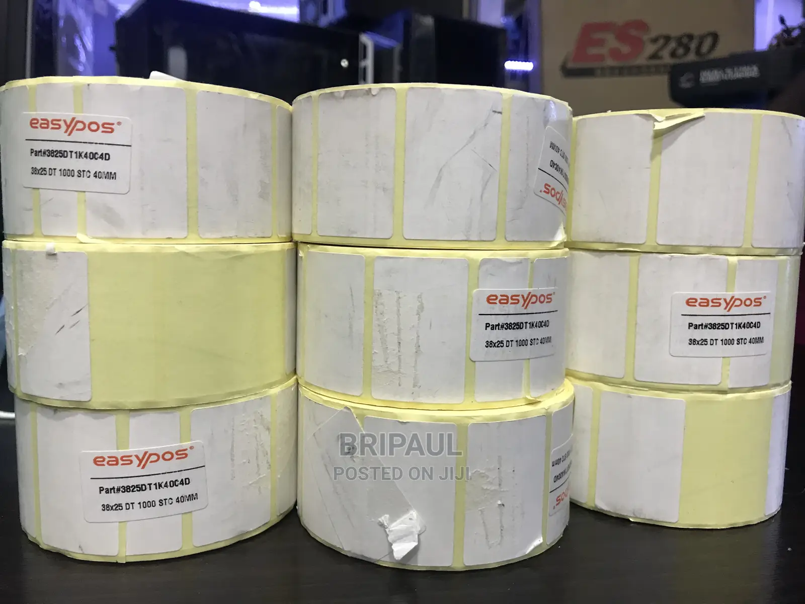 Barcode Paper Roll Stickers