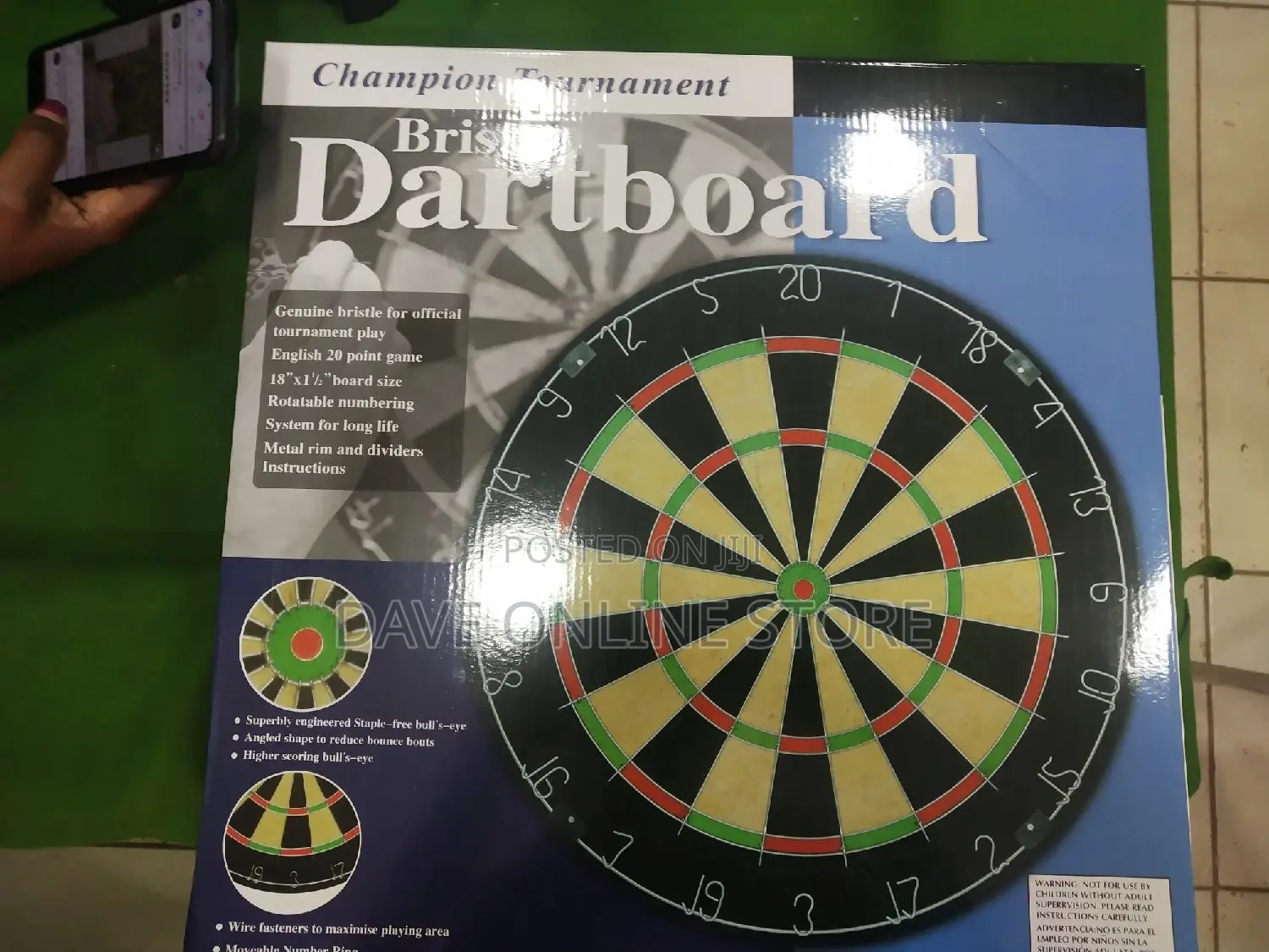 Bristle Dart Board