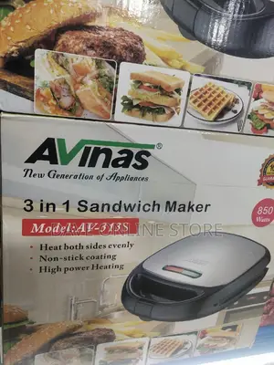 Avinas 3 In1 Sandwich Maker
