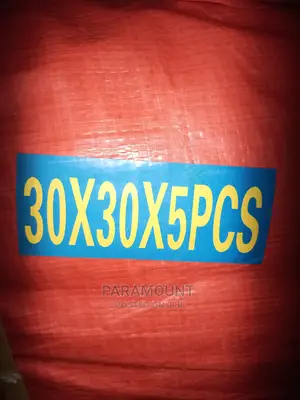 Orange Plain Tarpaulins (30ft X 30ft X5pcs)