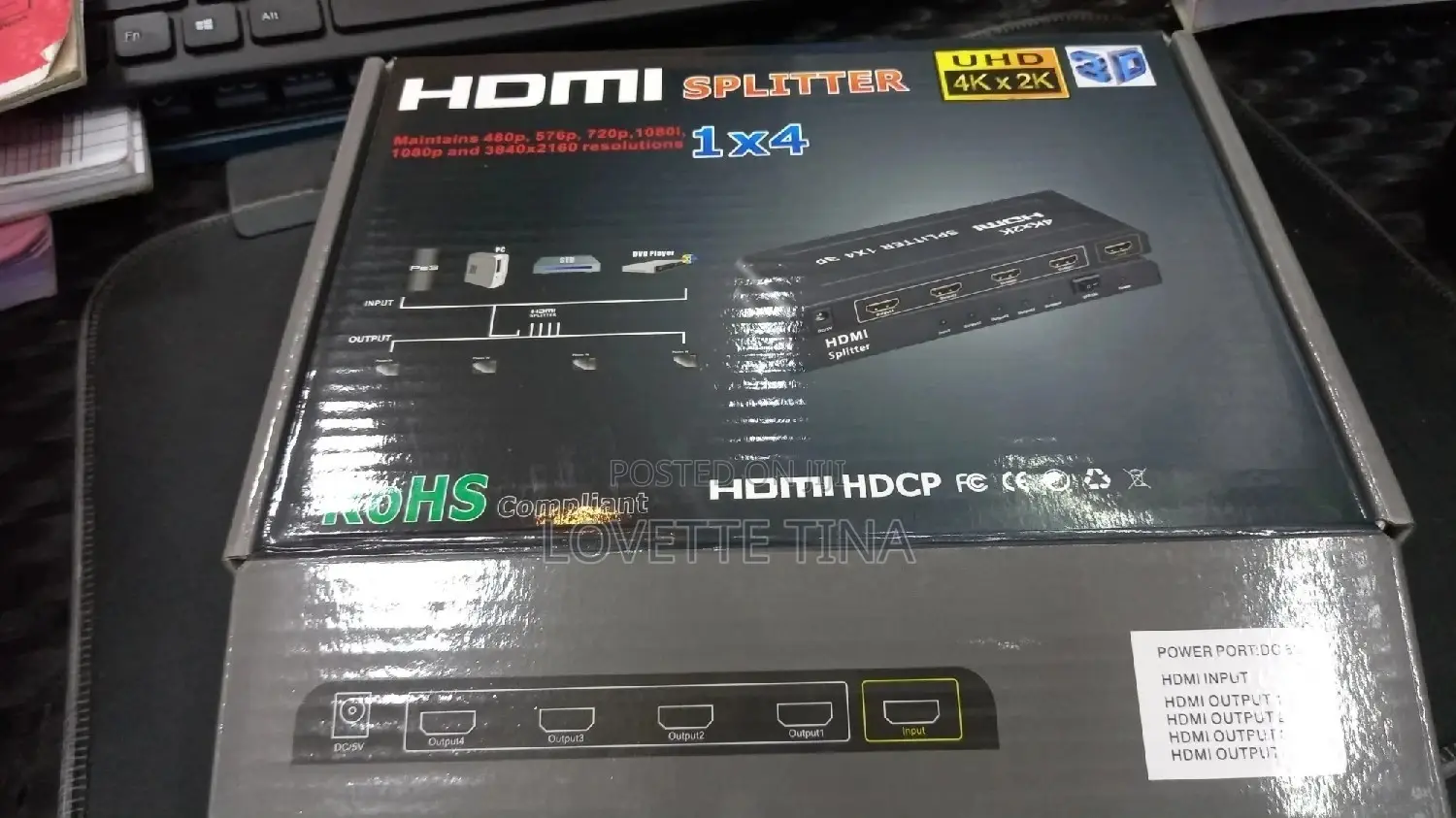 4k Hdmi Splitter 4port