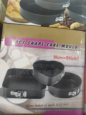 3 Pcs Shape Cake Mould Pans