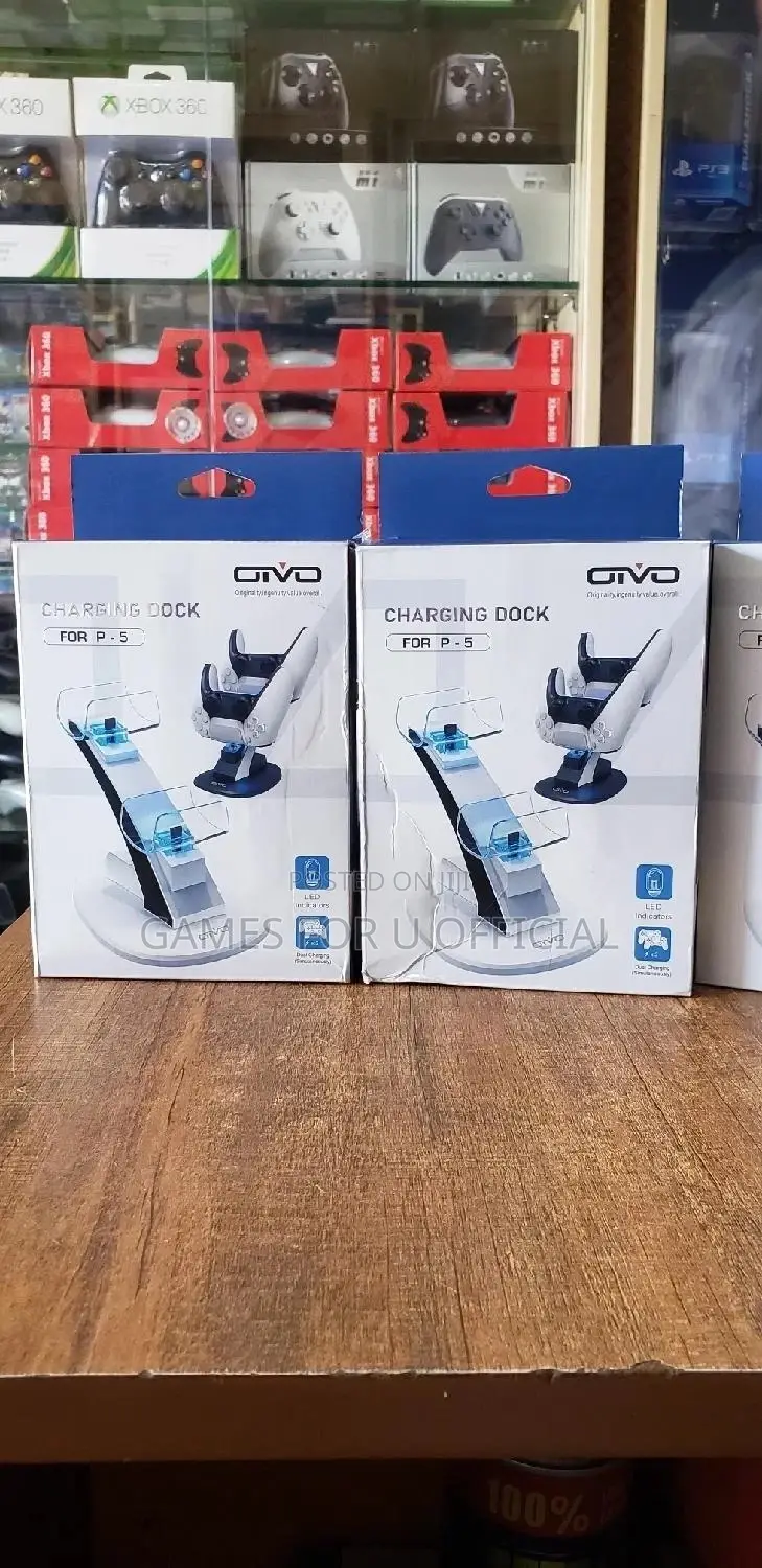 PS5 LED Charging Dock N Stand