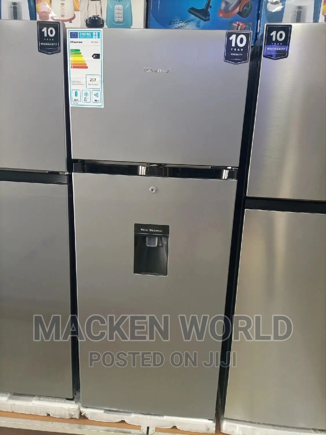 270L Hisense Fridge With Water Dispenser