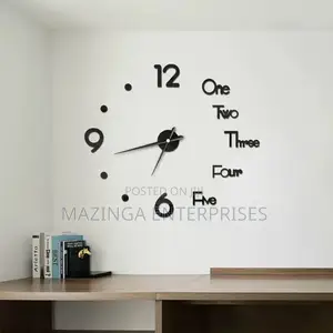 Modern DIY 3D Wall Clocks