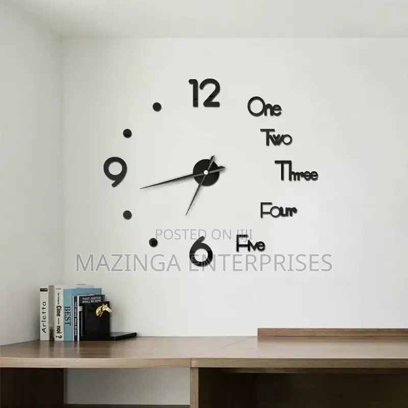 Modern DIY 3D Wall Clocks