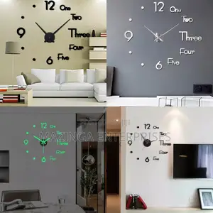 Modern DIY 3D Wall Clocks