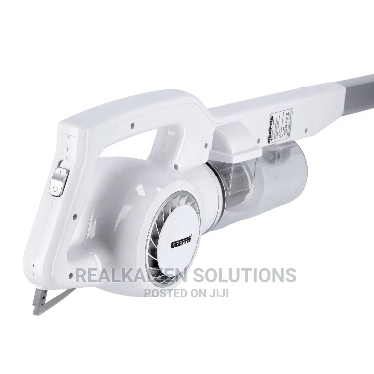 GEEPAS 2 in 1 Handheld Push Stick Vacuum Cleaner 600W