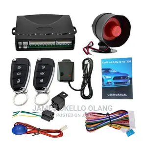 Car Alarm With Flip Key Remote