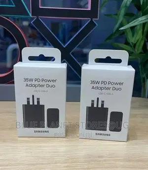 Samsung Fast Charge Duo Power Adapter | 35w || USB_C $ USB_A