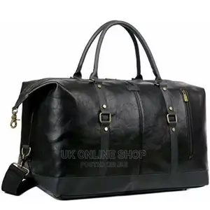 Leather Travel Duffel Tote Bag Overnight Weekender Bag