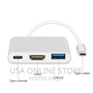 USB to HDMI,3.0 USB,Female C Type
