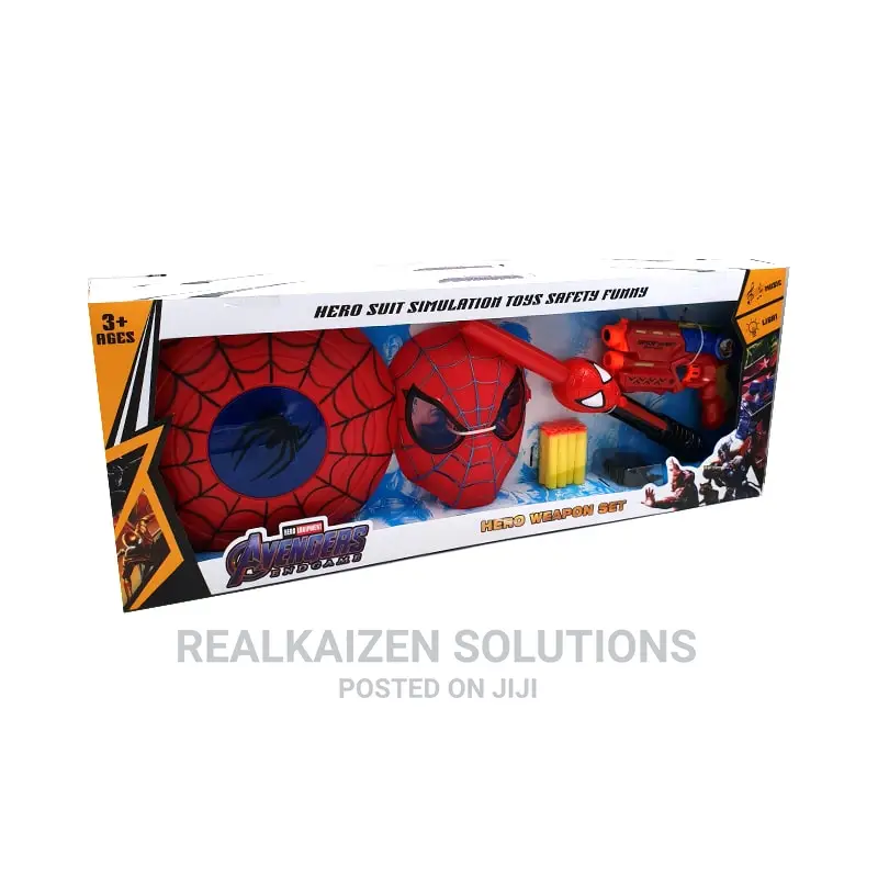 AVENGERS Super Hero Weapon Set Spiderman Hulk Batman