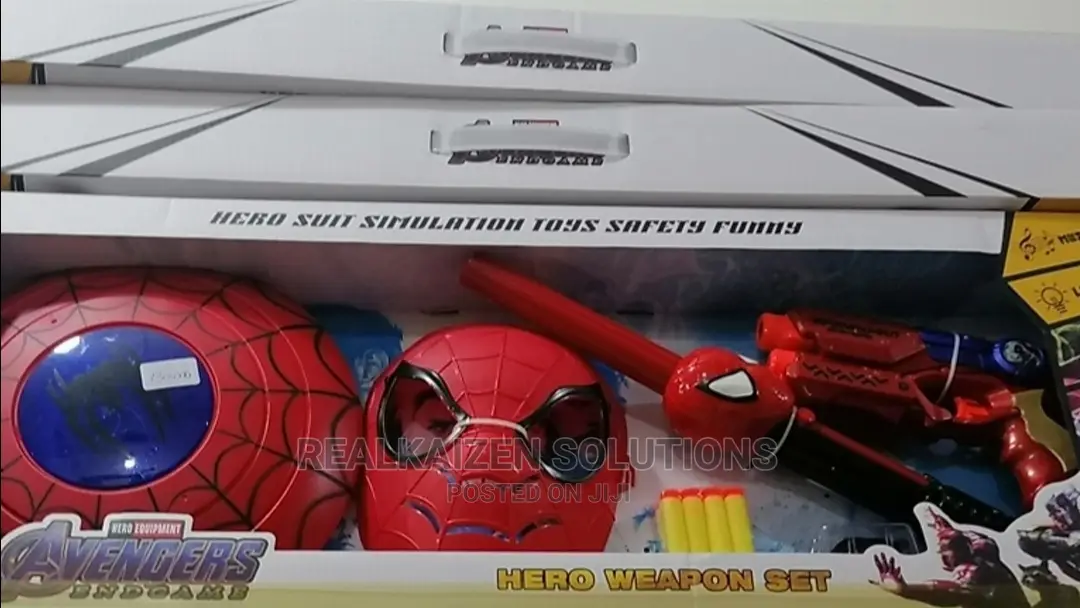 AVENGERS Super Hero Weapon Set Spiderman Hulk Batman