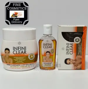 Original INFINI CLEAR Set of Cream, Oil and Soap