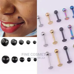 Original None Fading Black Lip Stud/Lip Pin Piercing Jewelry