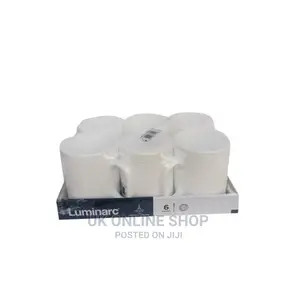 Luminarc 6 Pieces Set of Ceramic Tea Coffee Cups
