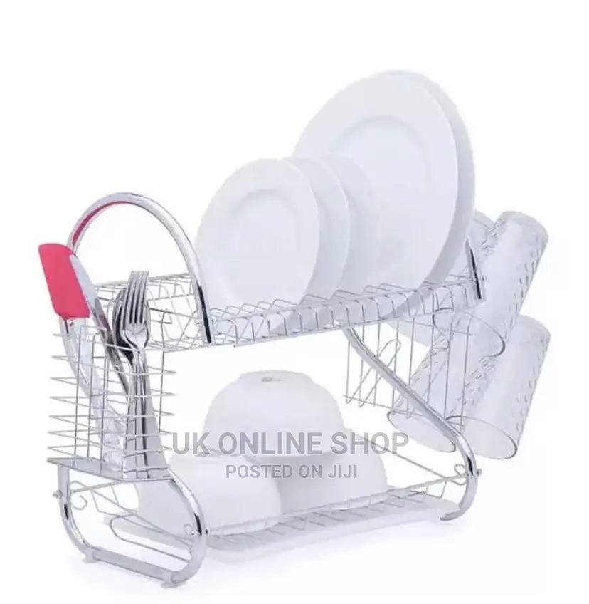 Popular 2 Tier Dish Drainer Rack for Dripping Utensils