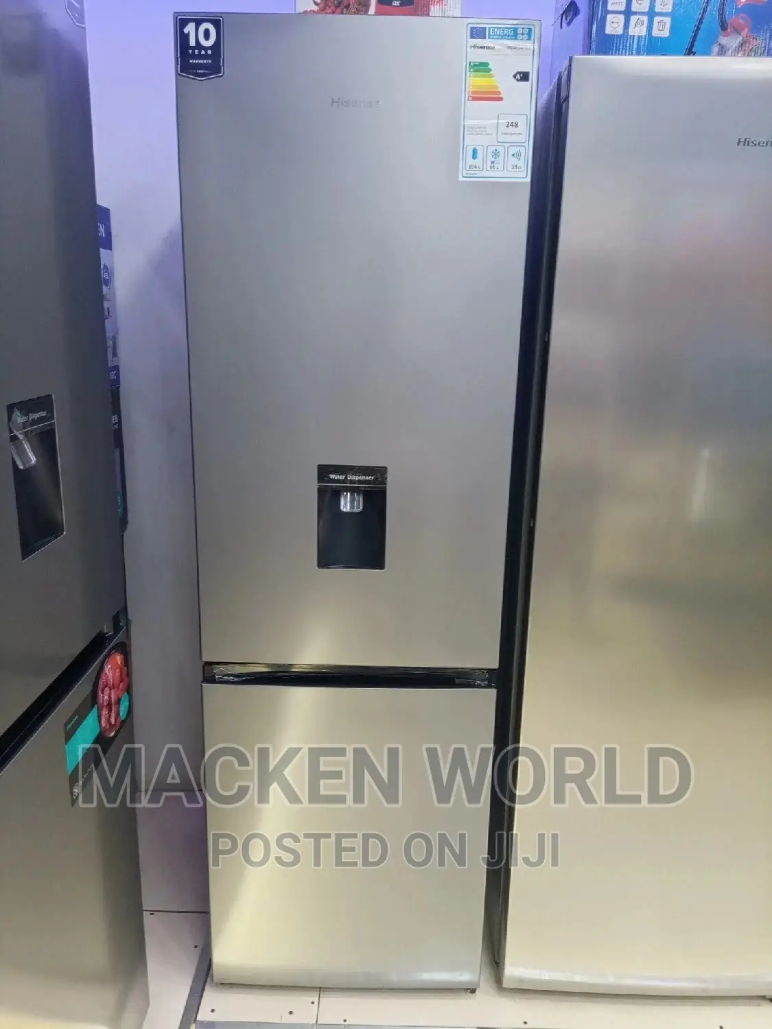 341l Hisense Double Door Fridge