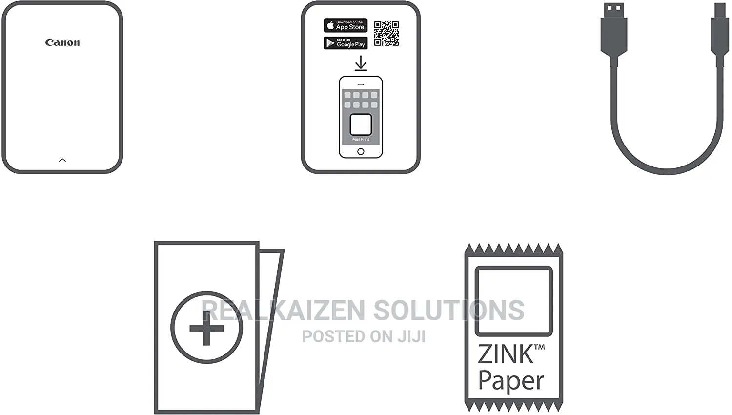 CANON Zoemini | Bluetooth Portable Zink Tech Photo Printer