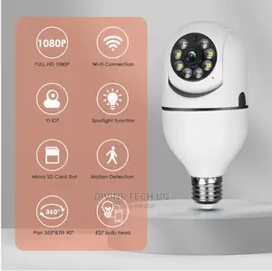 360 PTZ Bulb Smart Wireless Camera