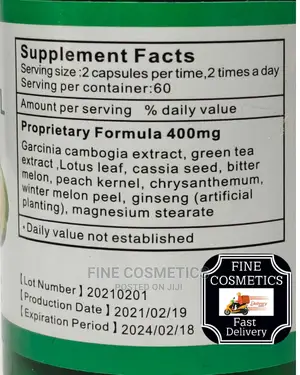 Wins Town Weight Control Natural Garcinia Slimming