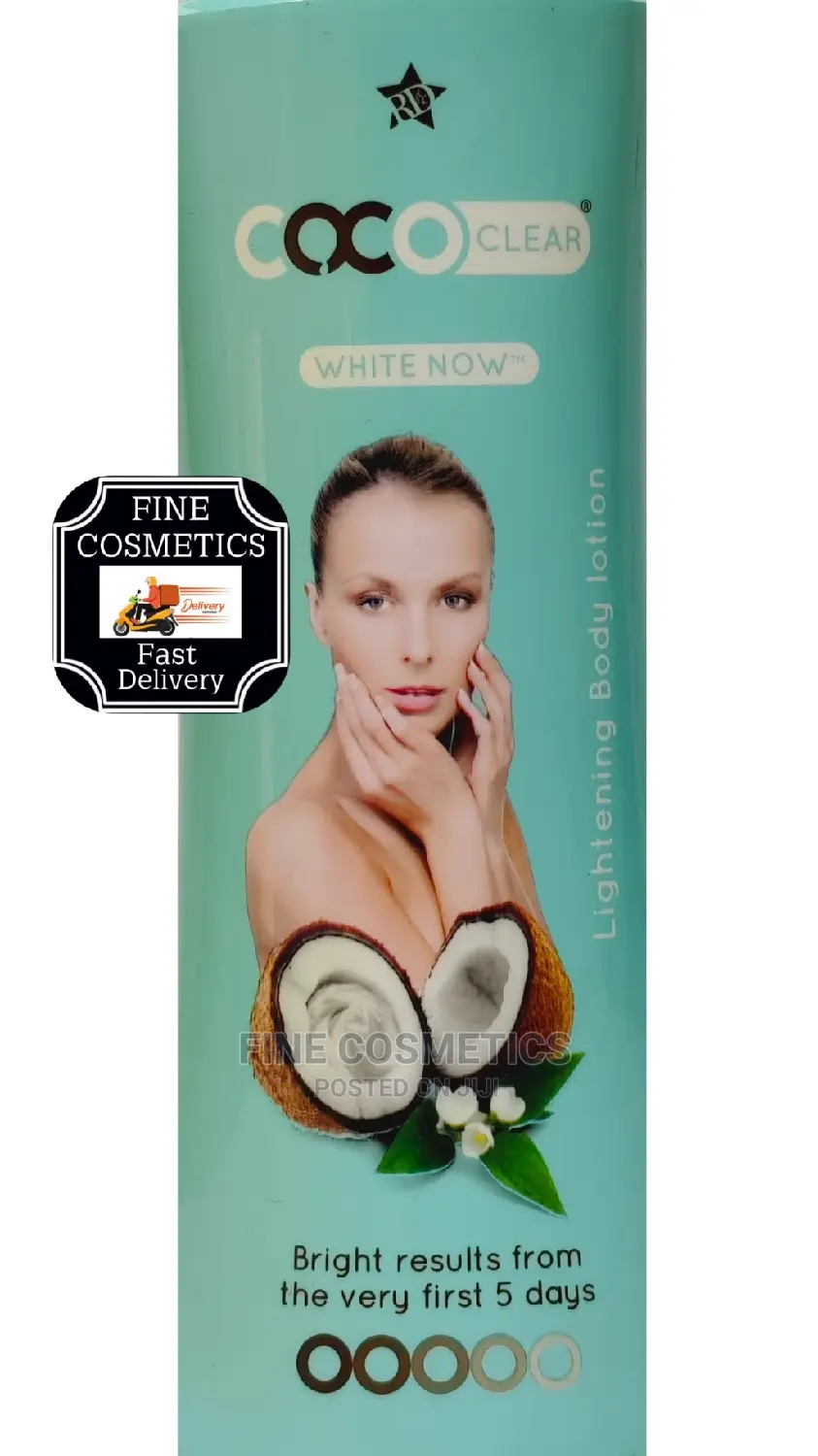 COCO CLEAR Lotion 5days Lightening Cream With Coconut Oils