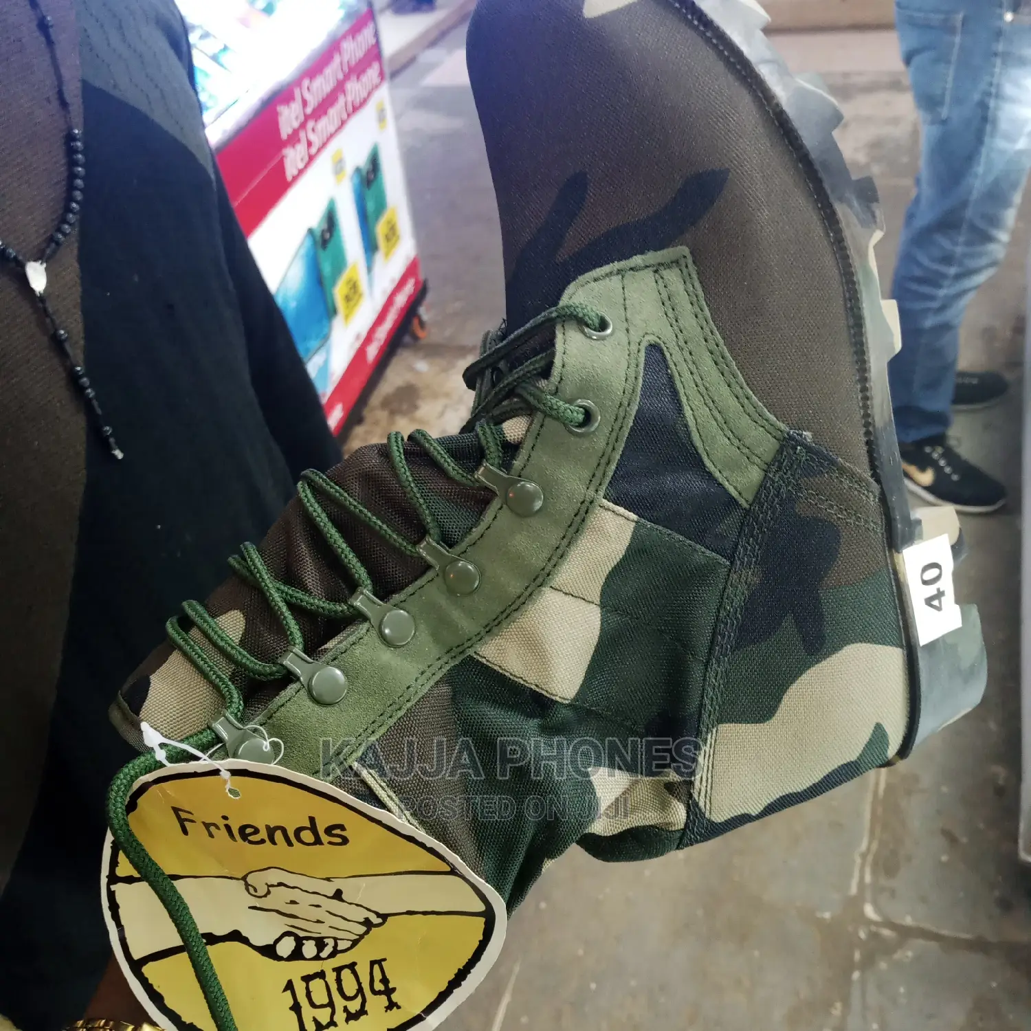 Green Army Boots