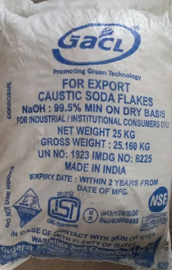 Caustic Soda Flakes (GACL Brand - India)