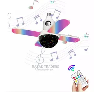 3-Leaf 4-Leaf Music Bulb With Bluetooth Speak/Remote Control