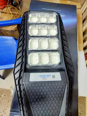 Stand Alone Solar Lights With a Solar Panel.