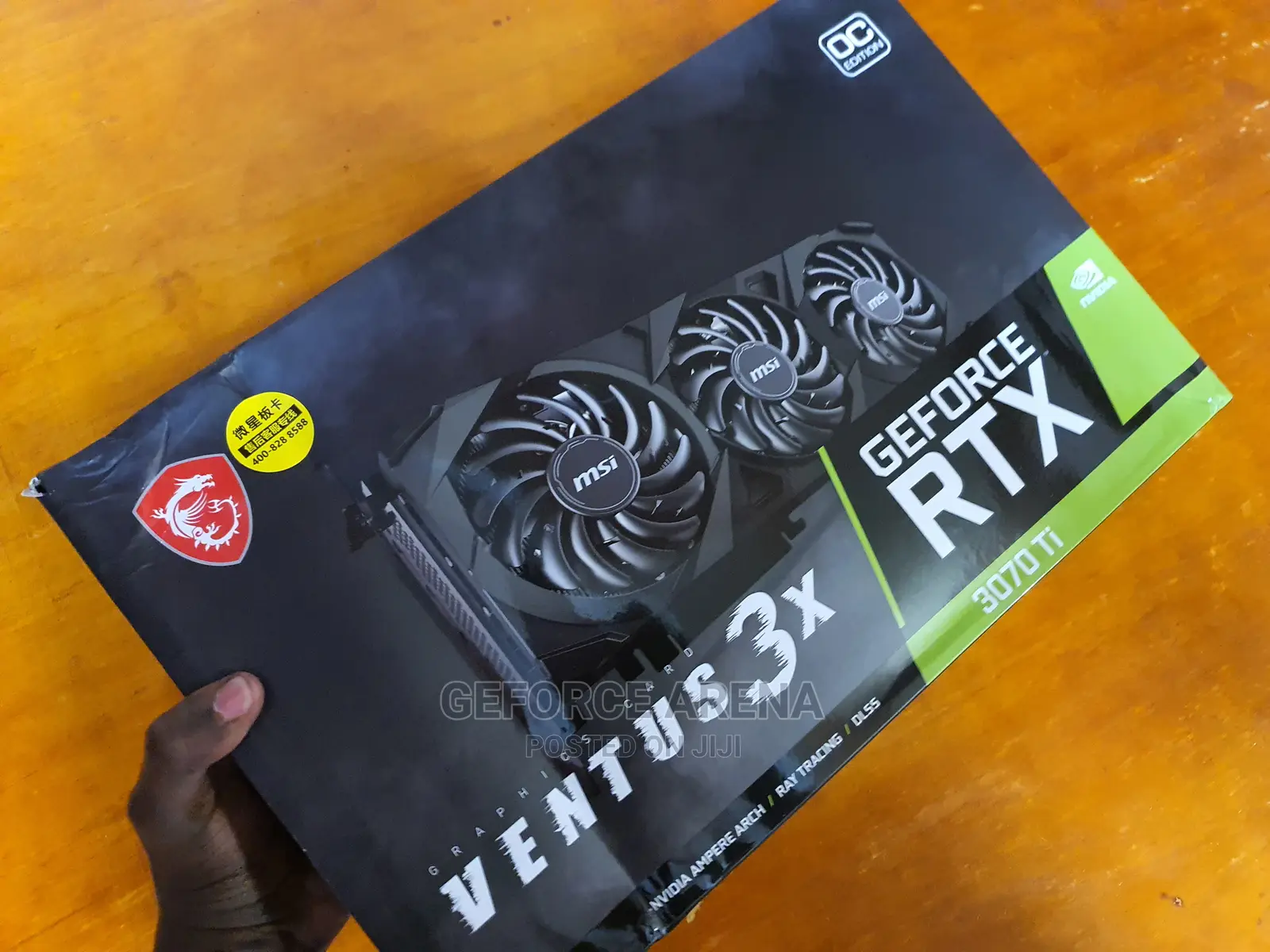 MSI RTX 3070ti Ventus 3X 8GB Graphics Card - Brand New