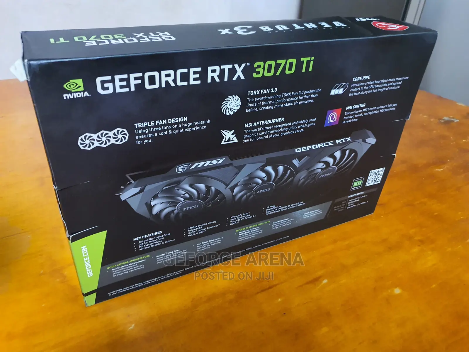 MSI RTX 3070ti Ventus 3X 8GB Graphics Card - Brand New
