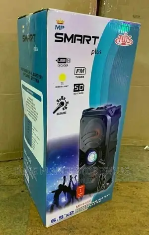 Smartplus Rechargeable Speakers + Wired Microphone || MP4466