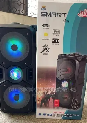 Smartplus Rechargeable Speakers + Wired Microphone || MP4466