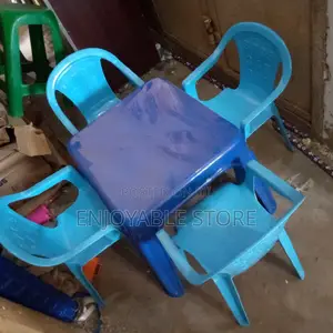 Plastic Kids Reading Set of Table and Chairs
