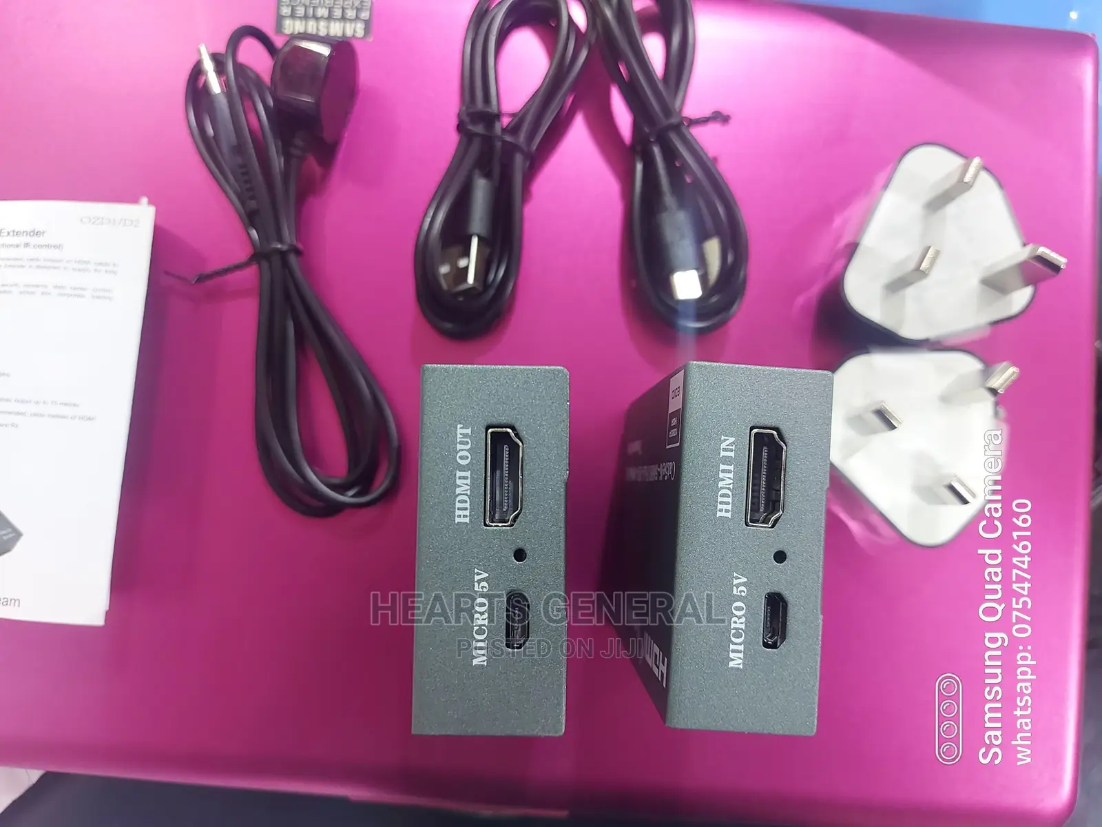 Hdmi Extender Over Cat 5e/6 Cable Up to 60M