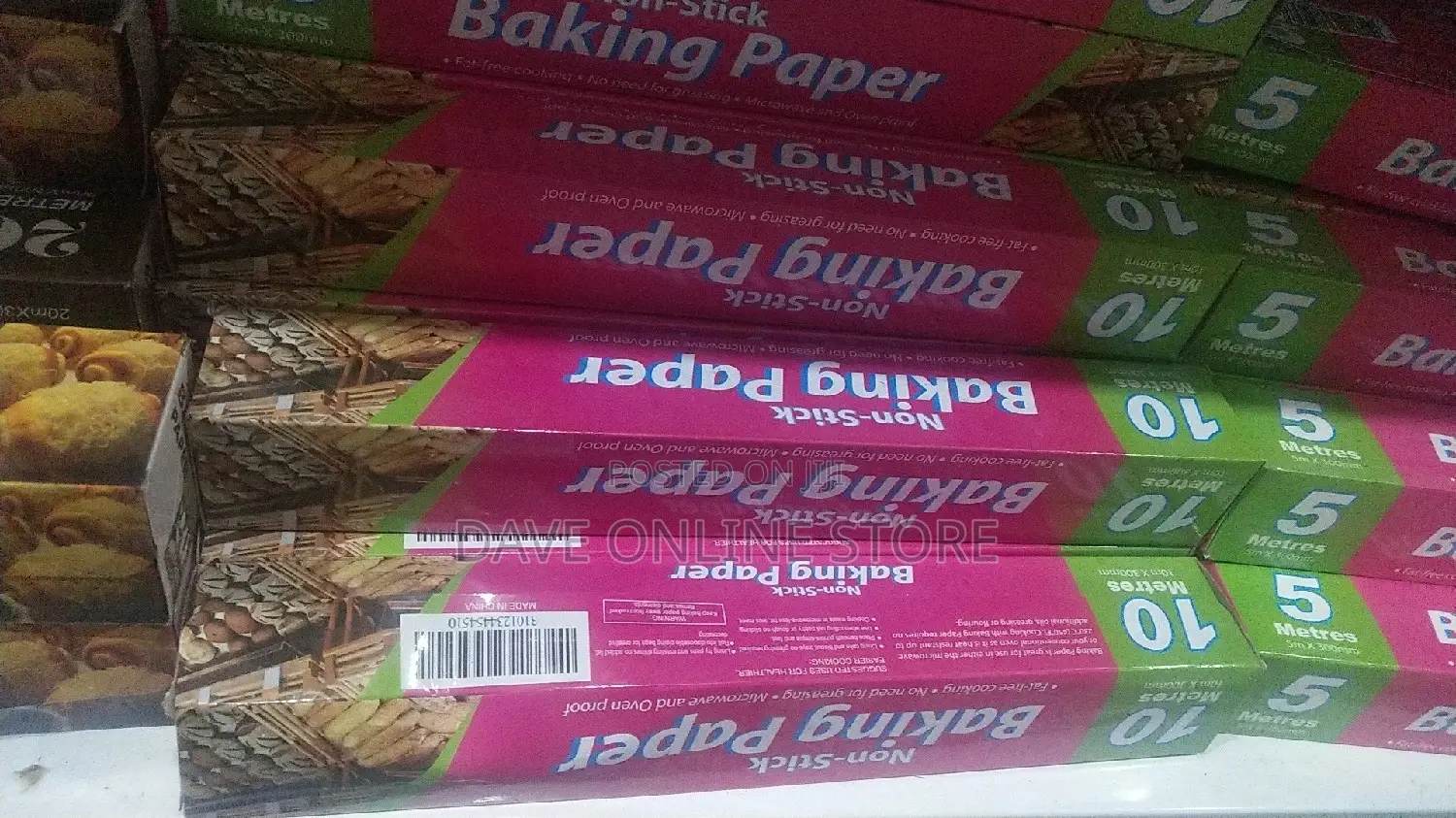 10m Non Stick Baking Paper