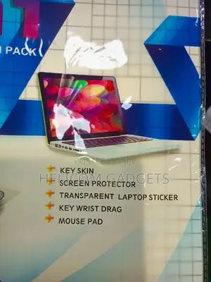 5 in 1 Laptop Skin With Mouse Pad