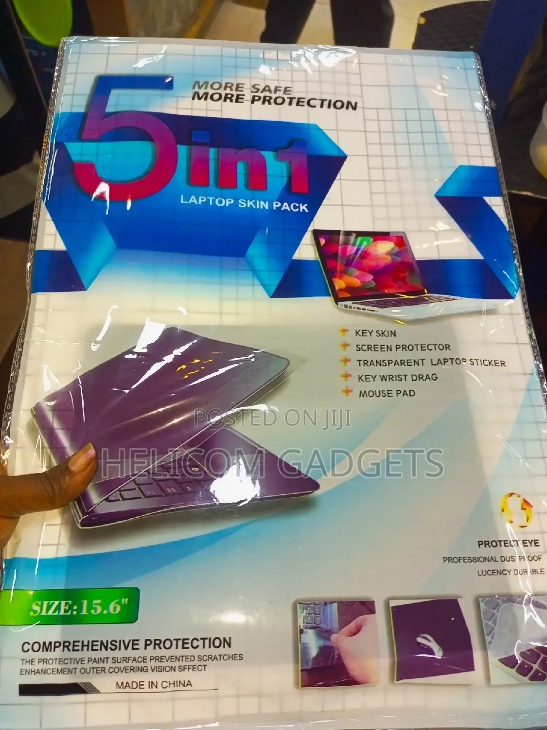5 in 1 Laptop Skin With Mouse Pad