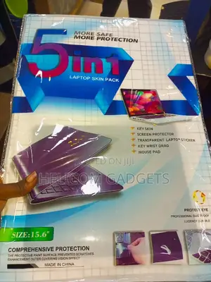 5 in 1 Laptop Skin With Mouse Pad