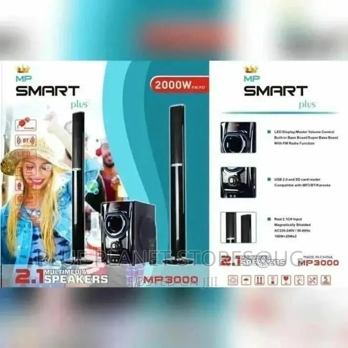 Smartplus 2.1ch Multimedia Speakers || 2000w || MP3000.