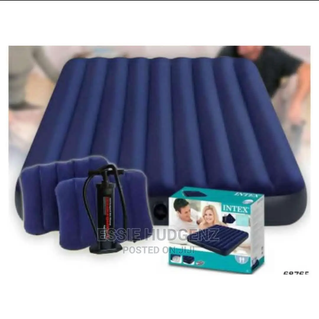Intex Inflatable Matress With Two Pillows