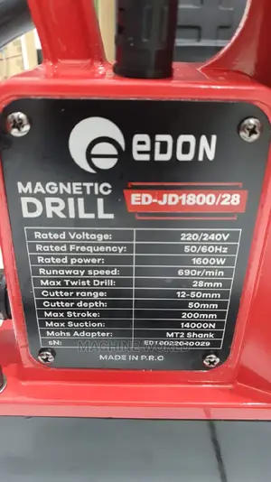 Edon Magnetic Drill