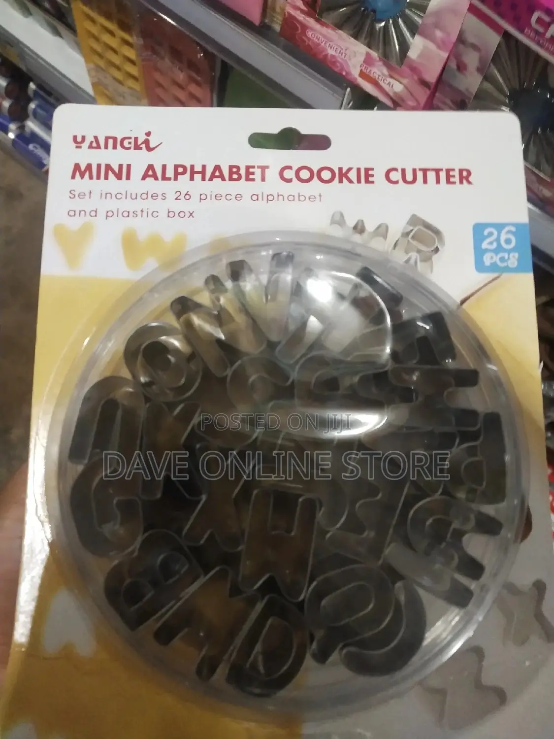 26 Pc Alphabet Cookie Cutter