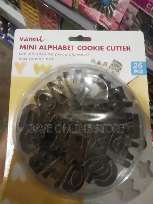 26 Pc Alphabet Cookie Cutter