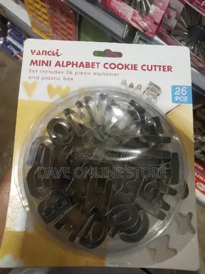 26 Pc Alphabet Cookie Cutter